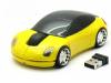 Ασύρματο Ποντίκι 2.4G Wireless Mouse Car Shape (OEM) Κίτρινο